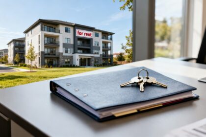 Immeuble résidentiel et dossier de gestion locative